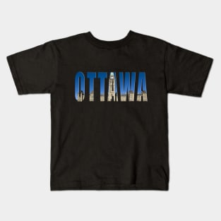 Ottawa Parliament Hill Kids T-Shirt